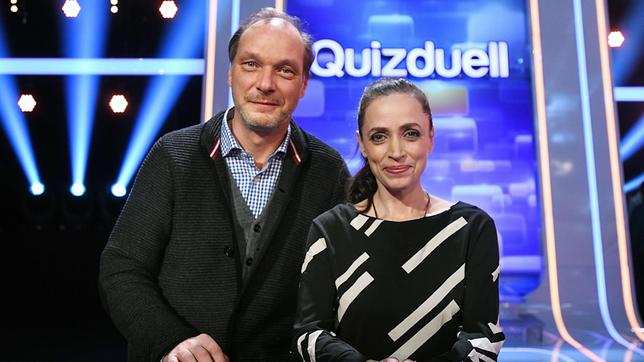 Bild: ARD/Lisa Krechting Die Kandidaten des Teams "Schauspiel": Martin Brambach, Schauspieler und Anna Thalbach, Schauspielerin.