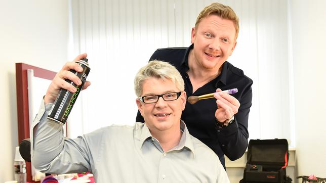 Bild: ARD/Uwe Ernst NDR2-Moderator Holger Ponik und Hörer Mark Loleit