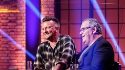 Moderator Kai Pflaume und seine Rateteam-Kapitäne Bernhard Hoëcker und Elton begrüßen in dieser Sendung als prominente Gäste in der ersten Runde den Comedian Kaya Yanar und den Comedian Markus Krebs. In der zweiten Runde die Schauspielerin Katharina Böhm und den Schauspieler Sky du Mont sowie in der dritten Runde die Sängerin Lena Meyer-Landrut und den Sänger Ben Zucker. Foto: Elton, Sky du Mont, Ben Zucker, Markus Krebs, Kai Pflaume, Kaya Yanar, Katharina Böhm, Lena Meyer-Landrut und Bernhard Hoecker