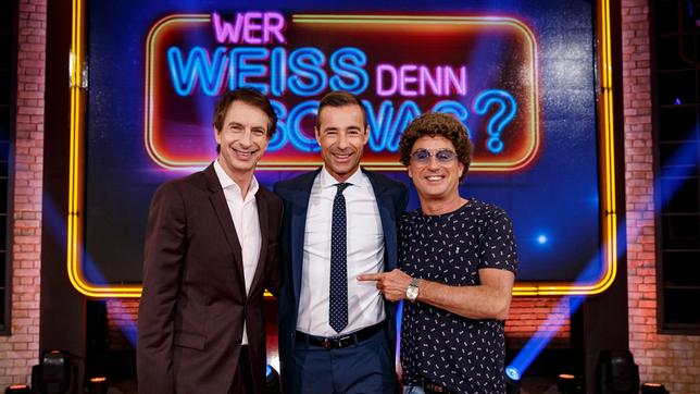 Bild: NDR/Morris Mac Matzen Moderator Kai Pflaume (Mitte) mit Ingolf Lück und Atze Schröder