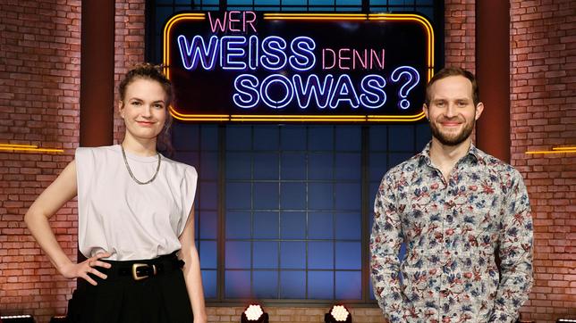 "Sturm der Liebe"-Stars im Rateduell: die Schauspieler Christina Arends und Arne Löber