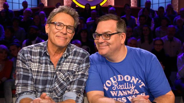 Bild: ARD/Morris Mac Matzen Rateteam-Kapitän Elton und der Schauspieler Christian Tramitz bilden ein Rateteam.