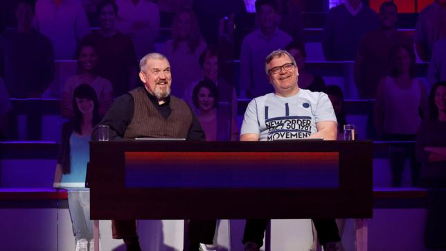Bild: ARD/Morris Mac Matzen Rateteam-Kapitän Elton und der Schauspieler Dietmar Bär bilden ein Rateteam.