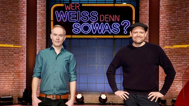 Treten bei "Wer weiß denn sowas?" als Kandidaten gegeneinander an: Der Komiker Johann König und der Schauspieler und Komiker Max Giermann.