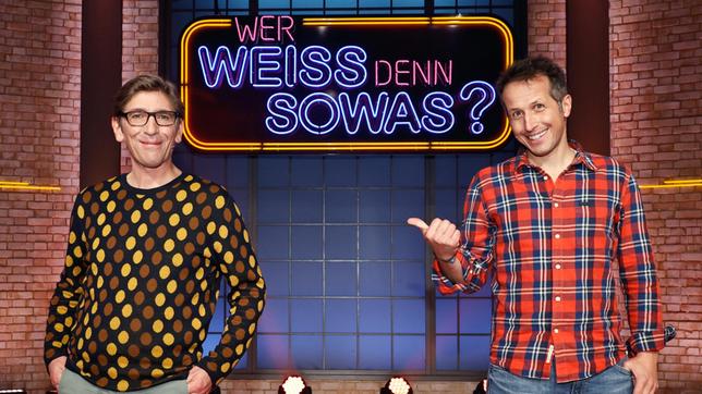 Treten bei "Wer weiß denn sowas?" als Kandidaten gegeneinander an: Der Schauspieler Guido Hammesfahr und der Fernsehmoderator Willi Weitzel.