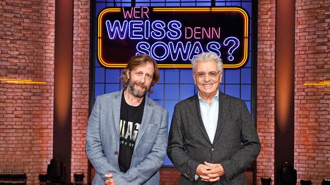 Treten bei "Wer weiß denn sowas?" als Kandidaten gegeneinander an: Der Schauspieler Oliver Korittke und der Schauspieler Henry Hübchen.