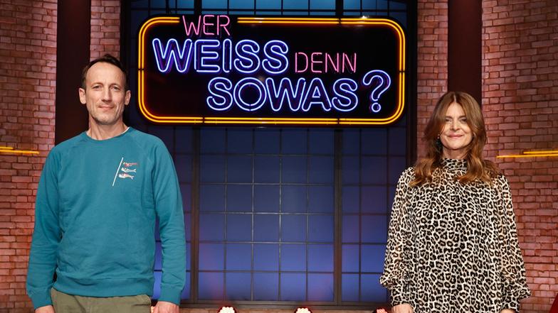 Treten bei "Wer weiß denn sowas?" als Kandidaten gegeneinander an: Der Schauspieler Wotan Wilke Möhring und die Schauspielerin Nastassja Kinski.