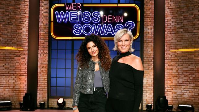 Treten bei "Wer weiß denn sowas?" als Kandidatinnen an: Die beiden "ARD Brisant"-Moderatorinnen, Fernsehmoderatorin und Journalistin Marwa Eldessouky und die Fernsehmoderatorin Kamilla Senjo.