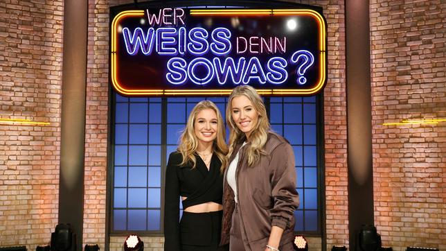 Treten bei "Wer weiß denn sowas'?" als Kandidatinnen an: Die Fernsehmoderatorin Lola Weippert und die Fernsehmoderatorin Laura Papendick.