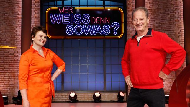 Treten bei "Wer weiß denn sowas?" als KandidatInnen gegeneinander an: Entertainerin Gayle Tufts und den Komiker Tom Gerhardt.