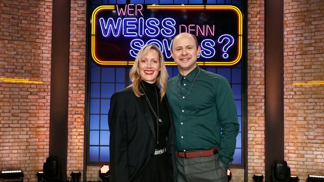 Treten bei "Wer weiß denn sowas?" an: Die Schauspielerin Anna Schudt und ihr Ehemann, der Schauspieler Moritz Führmann.