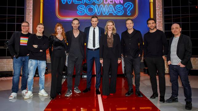 Elton, Felix Lobrecht, Palina Rojinski, Jörg Hartmann, Kai Pflaume, Anna Schudt, Dieter Nuhr, Elyas M´Barek, Bernhard Hoecker