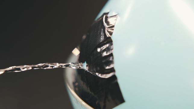 Ballon-Wasserstrahl