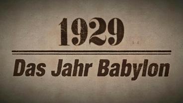 „Babylon Berlin“ spielt 1929. Berlin ist eine Metropole in Aufruhr, eine zerrissene Stadt im radikalen Wandel. Die Dokumentation zur Serie wirft ein Blick hinter die Kulissen der Fiktion. Erzählt wird das Jahr anhand von Tagebüchern, Protokollen und Briefen: das Kaleidoskop einer taumelnden Großstadt aus der Sicht ihrer Bewohner. - Logo der Sendung