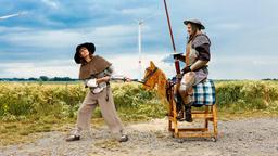 Falk (Fritz Karl) und Clémentine (Jeanne Tremsal) als Don Quixote und Sancho Panz.
