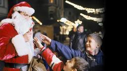 Lothar Krüger als Weihnachstmann verkleidet