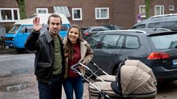 Abschied vom 14. Kommissariat: Paul Dänning (Jens Münchow) zieht zu seiner Tochter Frauke (Clara Epstein) und ihren Zwillingen nach Schleswig-Holstein.
