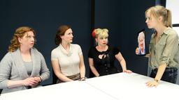 Nina Holsten, Claudia Prinz, Melanie Schmidt und Julia Klug