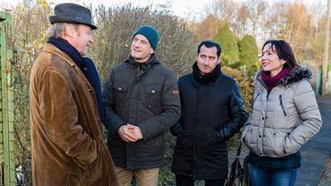 Bernd Glöde, Tina Möller, Hasan Haferkamp und Martin Koslowski