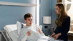 Luna besucht Oliver im Krankenhaus