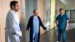Dr. Matteo Moreau (Mike Adler) und Mikko Rantala (Luan Gummich) bekommen es mit einem sehr besonderen Patienten zu tun. Sascha Miesner (David Baalcke) wird nach einem Sturz eingeliefert und denkt, er sei im Himmel.