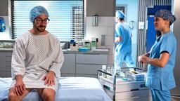 Sven Stratmann (Oliver Bürgin) hat selbst einen Termin im Klinikum. Er bittet Rebecca Krieger (Milena Straube) seinem Ehemann nichts davon zu verraten.