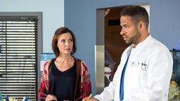 Tinos Mutter Lissy Ehrenfeld (Marguerita Schumacher) kommt voller Sorge ins Klinikum und trifft dabei auf Dr. Matteo Moreau (Mike Adler). Schnell wird klar, warum sich der Junge so merkwürdig verhält.