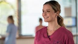 Viktoria Stadler (Isabella Krieger) fühlt sich wohl im Johannes-Thal-Klinikum.