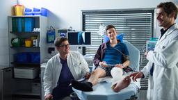 Die jungen Ärzte Bildergalerie Backstage Dreharbeiten: Stefan Ruppe, Patrick Mölleken und Roy Peter Link