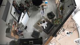Die jungen Ärzte Bildergalerie Backstage Dreharbeiten: Marijam Agischewa und Roy Peter Link