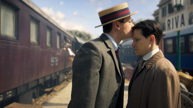 Bild: NDR/Superfilm Max Brod (David Kross) und Franz Kafka (Joel Basman, v.l.n.r.).
