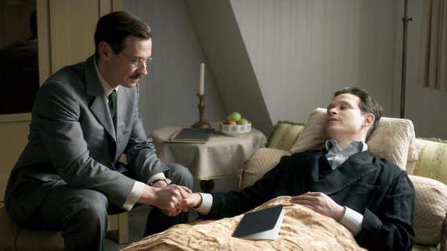 Max Brod (David Kross) und Franz Kafka (Joel Basman).