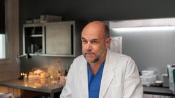 Dr. Henning Strahl (Christoph Tomanek) hat im Dienstplan der Klinik ein brisantes Detail entdeckt. Möglichweise der Schlüssel zur Aufklärung des Falls …