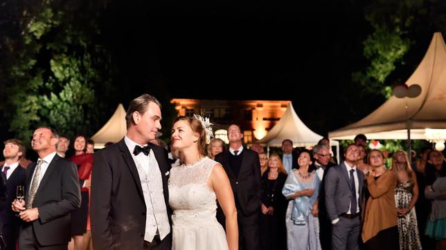 Bild: ARD/SWR/Patrick Pfeiffer Hochzeitsfeier von Konrad und Anne Ferch