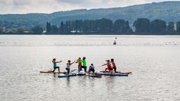 Yogastunde auf dem "Stand Up Paddle": Eine wackelige Angelegenheit!