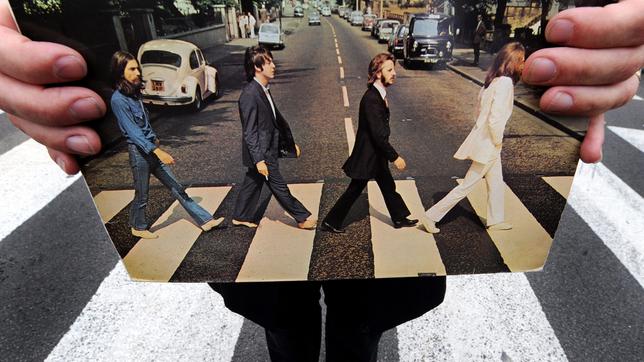 Bild: dpa "Abbey Road"-Cover der Beatles