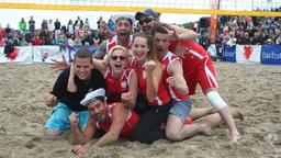 Beachvolleyball Starcup 2014: Das Team von "Verbotene Liebe"