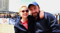 Beachvolleyball-Starcup 2014: Henrike Fehrs und Philipp Oehme aus "Verbotene Liebe"