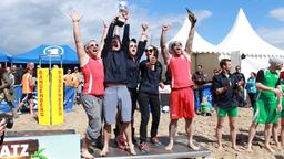 Beachvolleyball-Starcup 2014: Jubel bei "Verbotene Liebe"