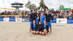 Das Fanteam vom Beachvolleyball-Starcup 2014