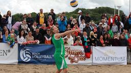 Beachvolleyball-Starcup 2014: Erich Altenkopf spielte für "Sturm der Liebe"