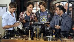 Lars, Clemens, Ben und Pete