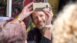 Rote Rosen Fantag 2016 Mickey Hardt ("Mathis") wird fotografiert