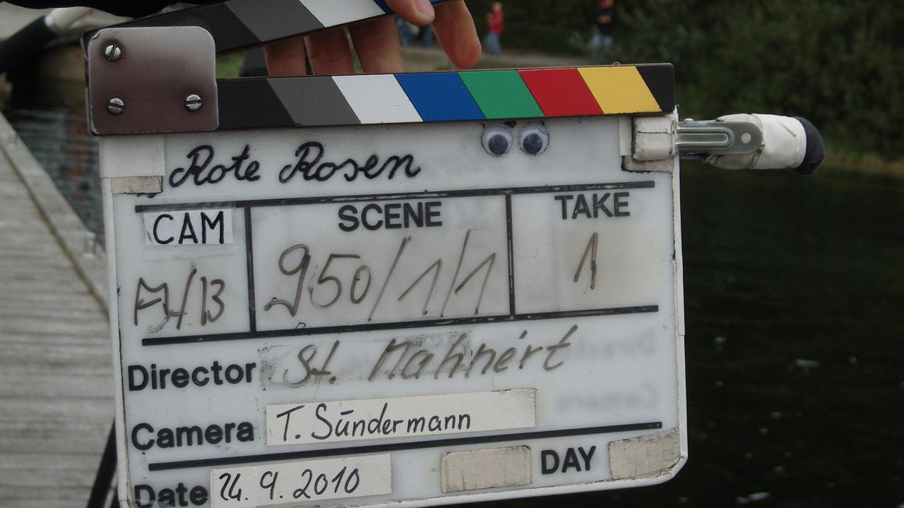 Filmklappe von "Rote Rosen"
