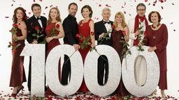Die "Rote Rosen"-Stars feiern 1000. Folge der Telenovela.
