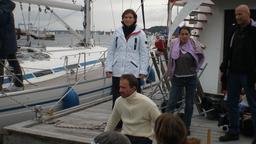 Mona Klare und Nicolas König an Land