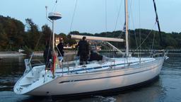 Die Crew auf dem Boot