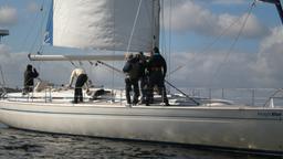 Die Crew auf dem Boot