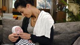 Tanja mit dem Baby
