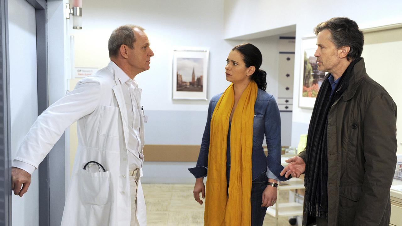 Vera und Jan mit Professor Seidinger